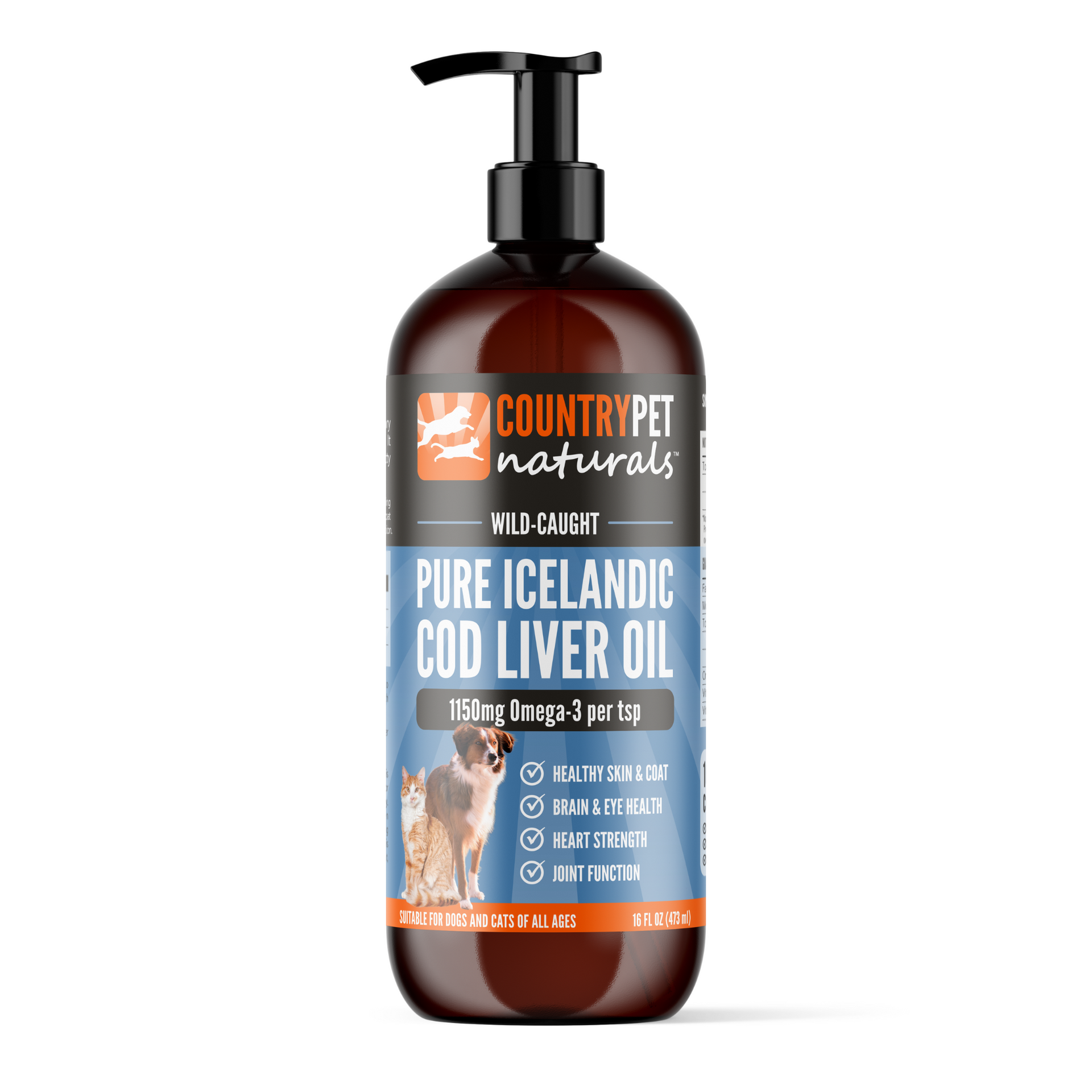 Pet cod liver clearance oil