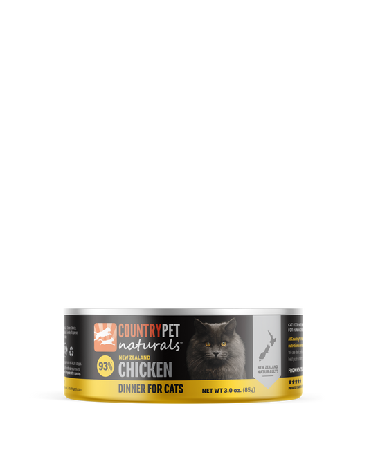 Chicken Cat Food 3oz Cans - Tray of 18 Cans