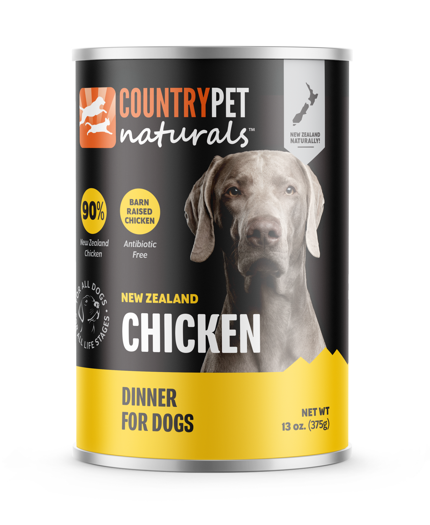 Chicken Dog Food 13oz Cans - Tray of 9 Cans